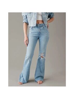 ISO!! 6 X Long American Eagle Next Level Super High Rise flare Jean